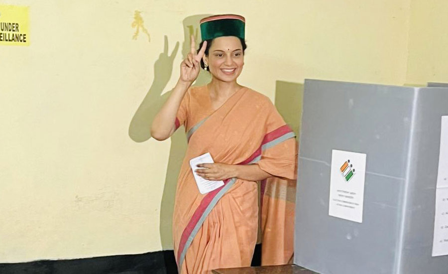 कंगना रनौत भारतीय लोकसभा निर्वाचनमा विजयी