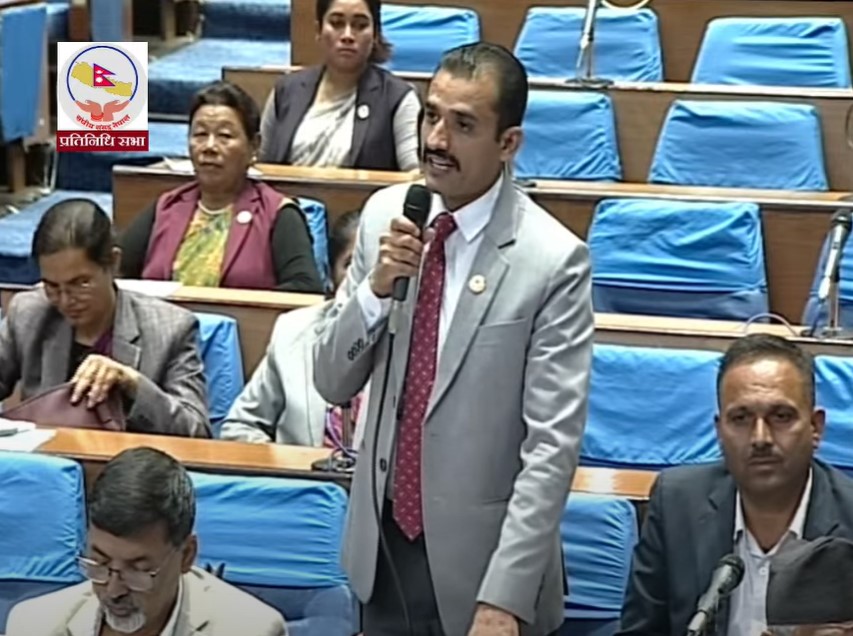 मेलम्ची खोलामा स्थायी पुल निर्माण गर्न सरकारलाई सांसद सापकोटाको ध्यानाकर्षण