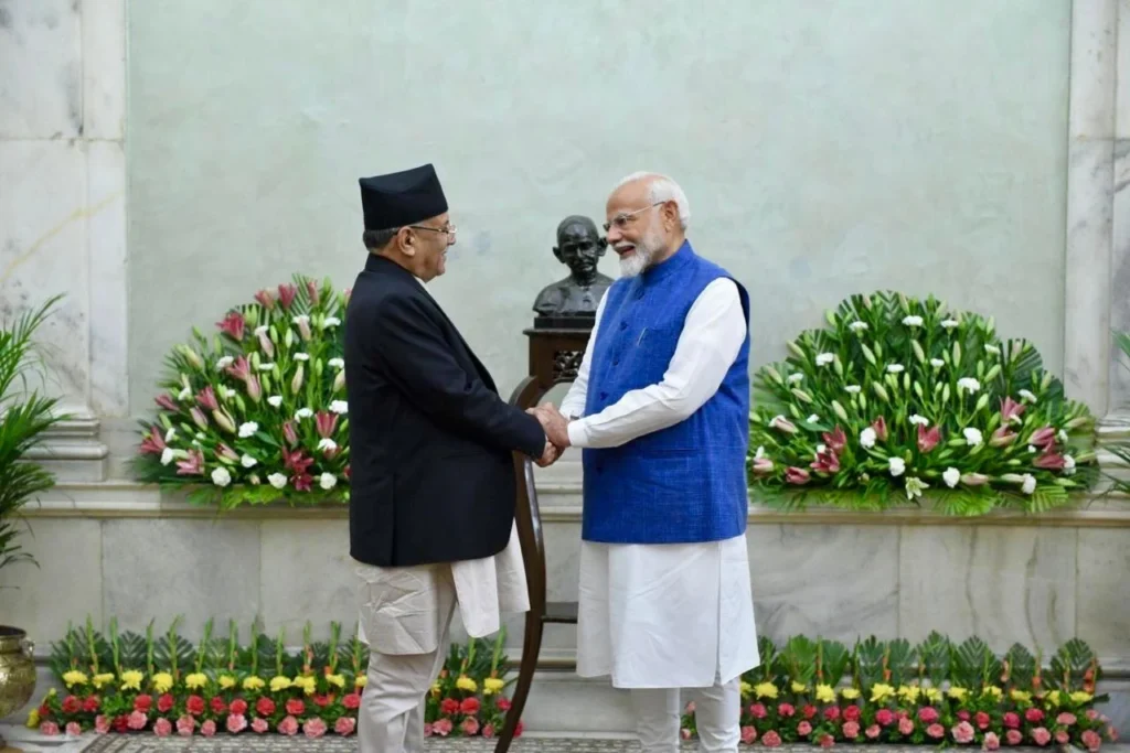 मोदीको नेतृत्वमा नेपाल–भारत सम्बन्ध समृद्ध हुने प्रधानमन्त्री प्रचण्डको विश्वास