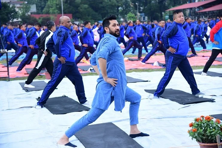 योग विज्ञान शिविर सम्पन्न, गृहमन्त्री रवि लामिछाने सहभागी