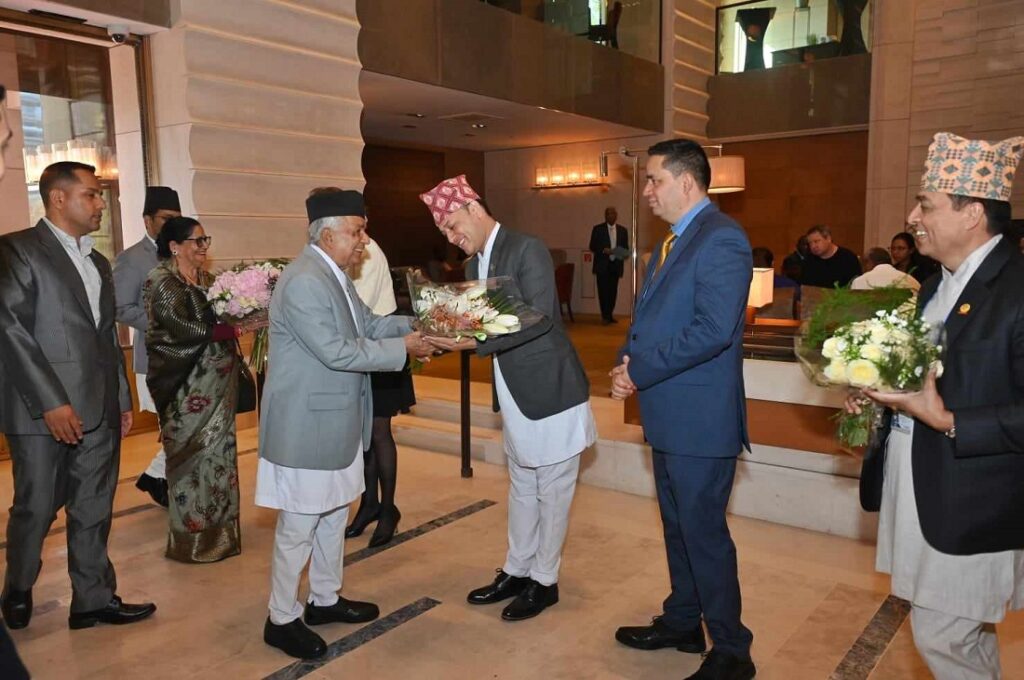 राष्ट्रपति पौडल जेनेभामा, राजदूत सुवेदीले गरे स्वागत