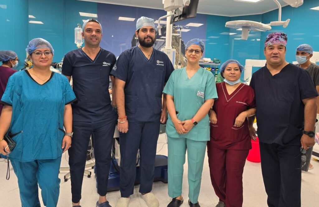 बीएन्डबी अस्पतालमा एकैदिन तीन बिरामीको रोबोटबाट सर्जरी