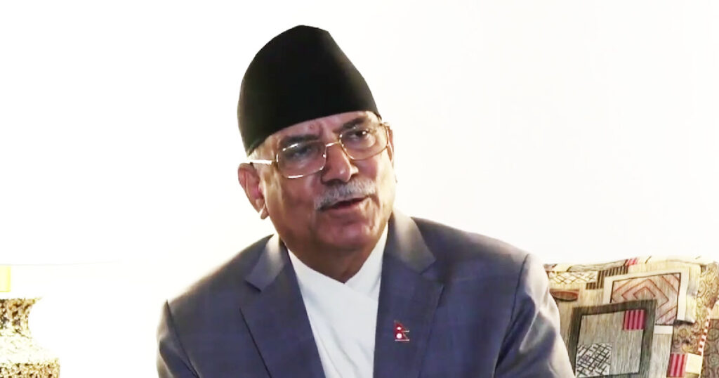 प्रधानमन्त्री प्रचण्डले राजीनामा नदिने, विश्वासको मत लिने