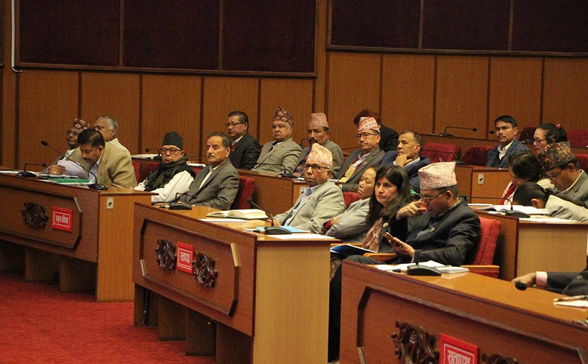 राष्ट्रियसभा बैठक बस्दै, बजेट पारित गर्ने तयारी