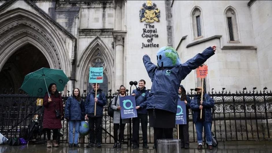 बेलायतको जलवायु रणनीति अदालतको छानबिनमा