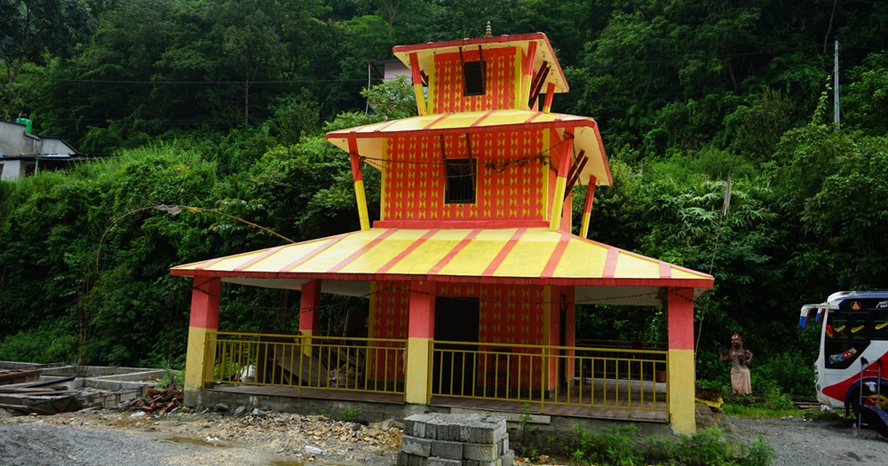 म्याग्दीको ऐतिहासिक राममन्दिर पुनर्निर्माण