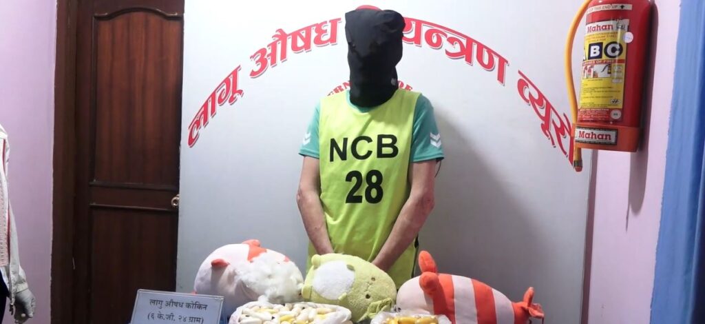 लाटभियन नागरिकले खेलौनामा लुकाएका थिए कोकिन