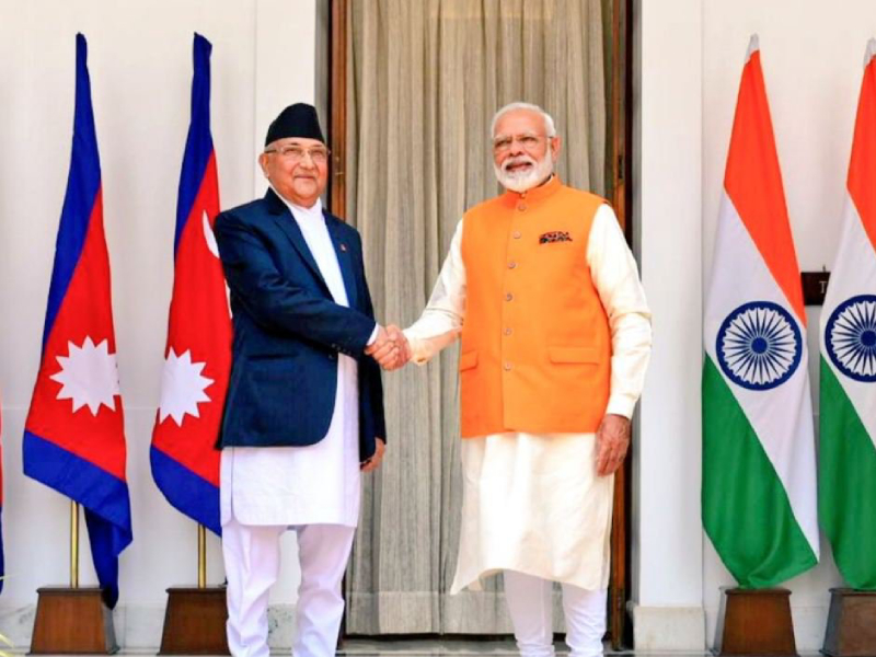 भारतीय प्रधानमन्त्रीलाई नेपाल भ्रमणको निमन्त्रणा