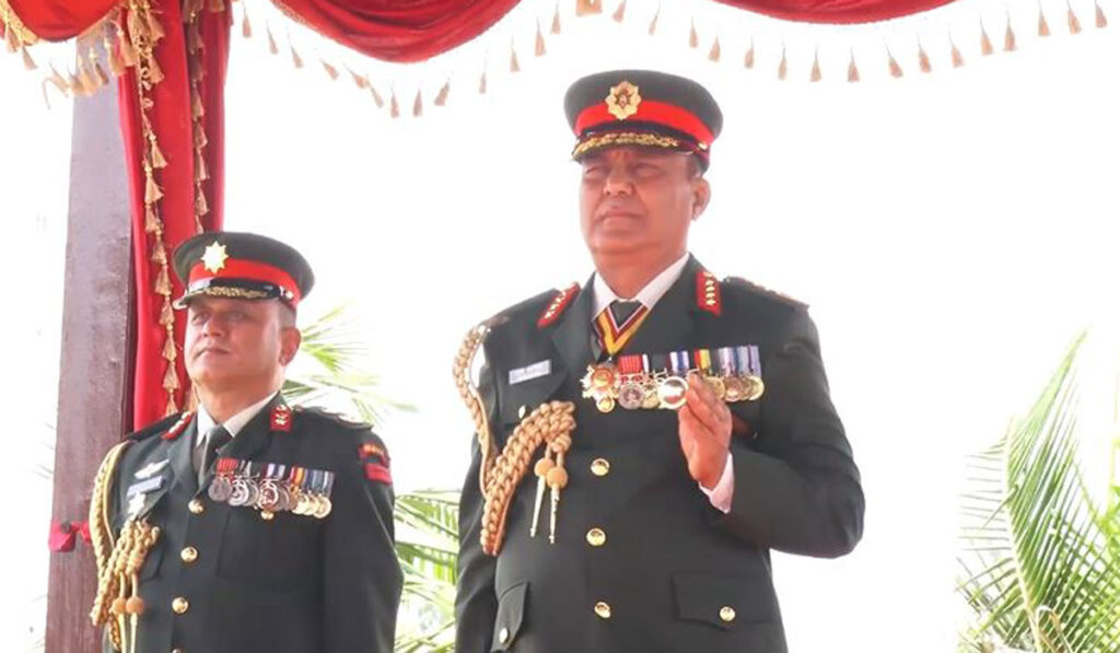 प्रधानसेनापति सिग्देलले जंगीअड्डा पुगेर सम्हाले कार्यभार