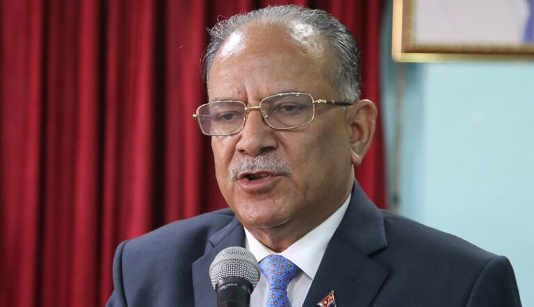 भ्रष्टाचारका फाइल खोल्ने काम गर्दा सरकार छोड्नुपर्‍याे : प्रचण्ड