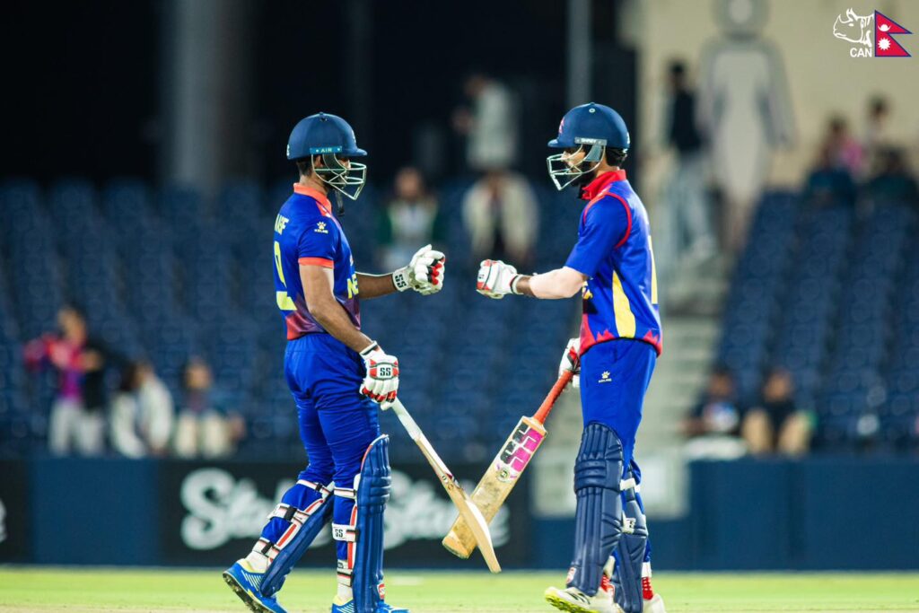 नेपालद्वारा अमेरिकाविरुद्धको टी–२० सिरिज क्लिनस्वीप