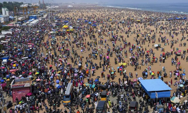 भारतीय वायुसेनाको प्रदर्शनका क्रममा गर्मीले ५ जनाको मृत्यु