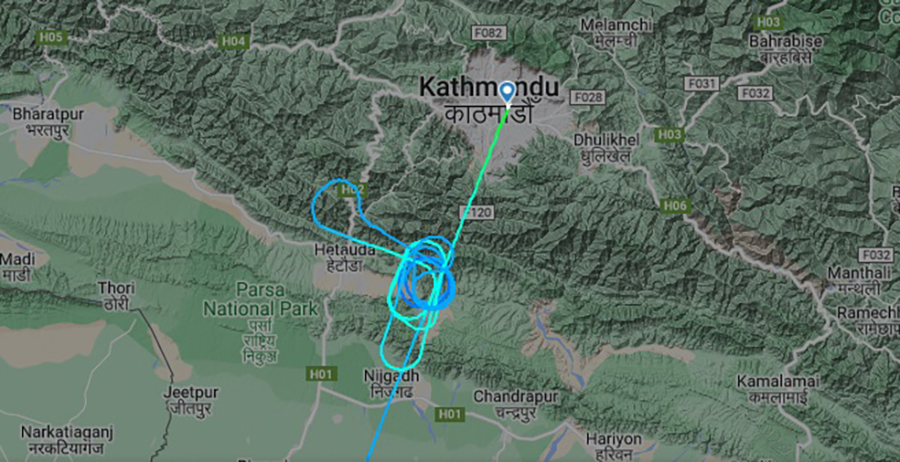 अन्ततः मानवीयताका आधारमा काठमाडौंमै अवतरण गराइयो थाई एयर एसिया