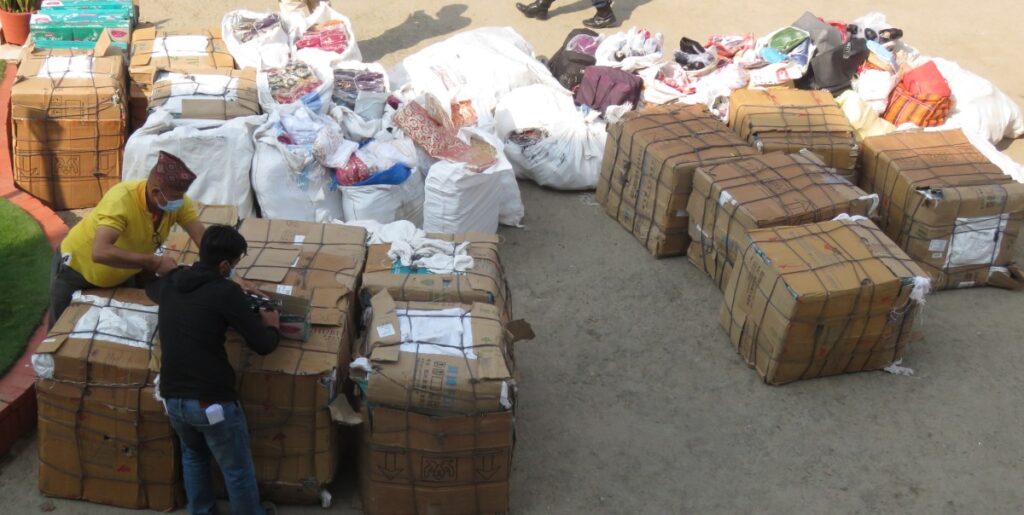 भन्सार छलेर भित्र्याइएका सामान बरामद