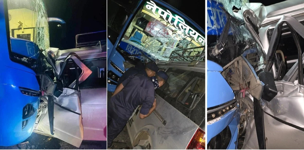 चितवनमा दुर्घटना अपडेटः मृत्यु हुनेको सङ्ख्या पाँच पुग्यो