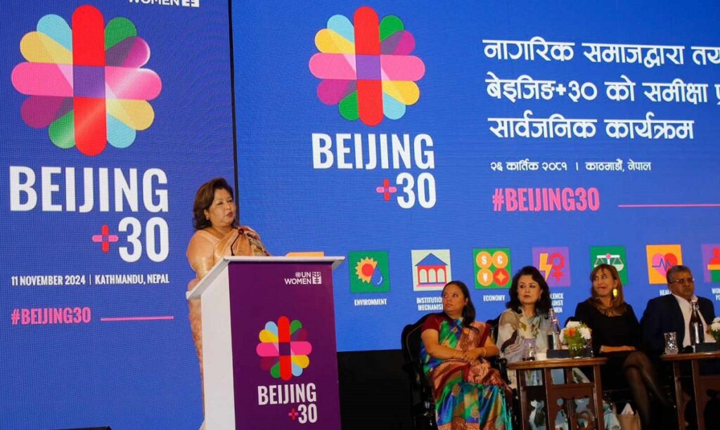 नेपाली महिलाले तीन दशकमा धेरै उपलब्धि गरेका छन् : परराष्ट्रमन्त्री