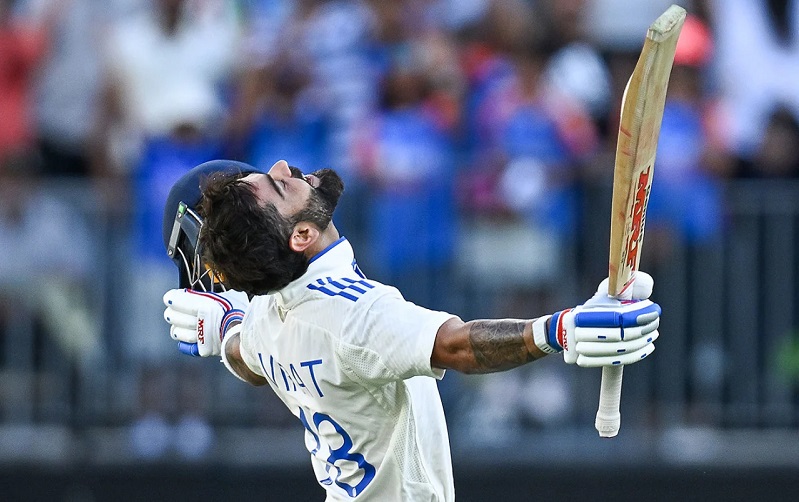 भारतले अस्ट्रेलियालाई दियो ५ सय ३४ रनको लक्ष्य, टेस्ट क्रिकेटमा कोहलीको ३०औं शतक