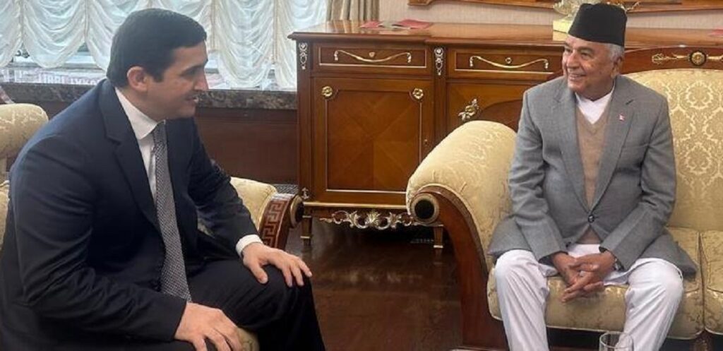 राष्ट्रपति पौडेल अजरबैजानको बाकुमा