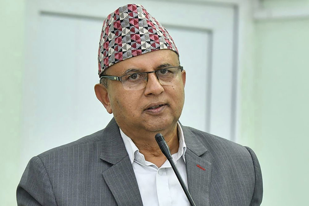 बालेन एमालेविरुद्ध परिचालित छन्- महासचिव पोखरेल