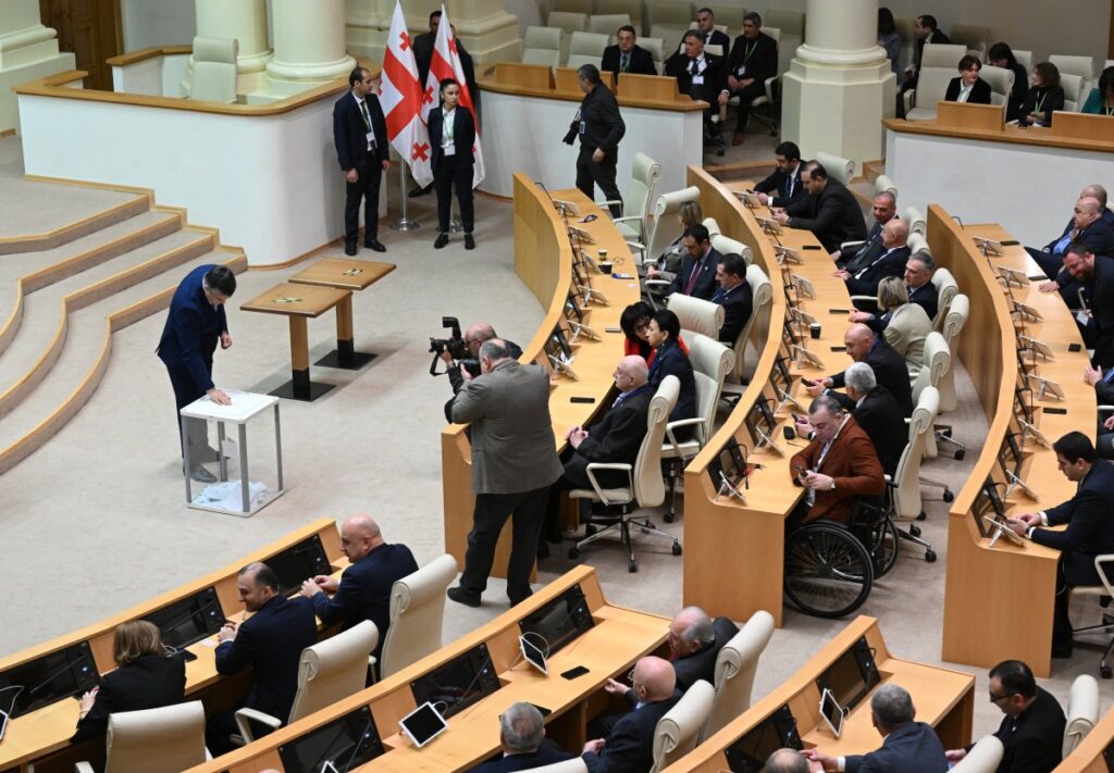 संवैधानिक संकटबीच जर्जियामा इयुप्रति वफादार राष्ट्रपति नियुक्त