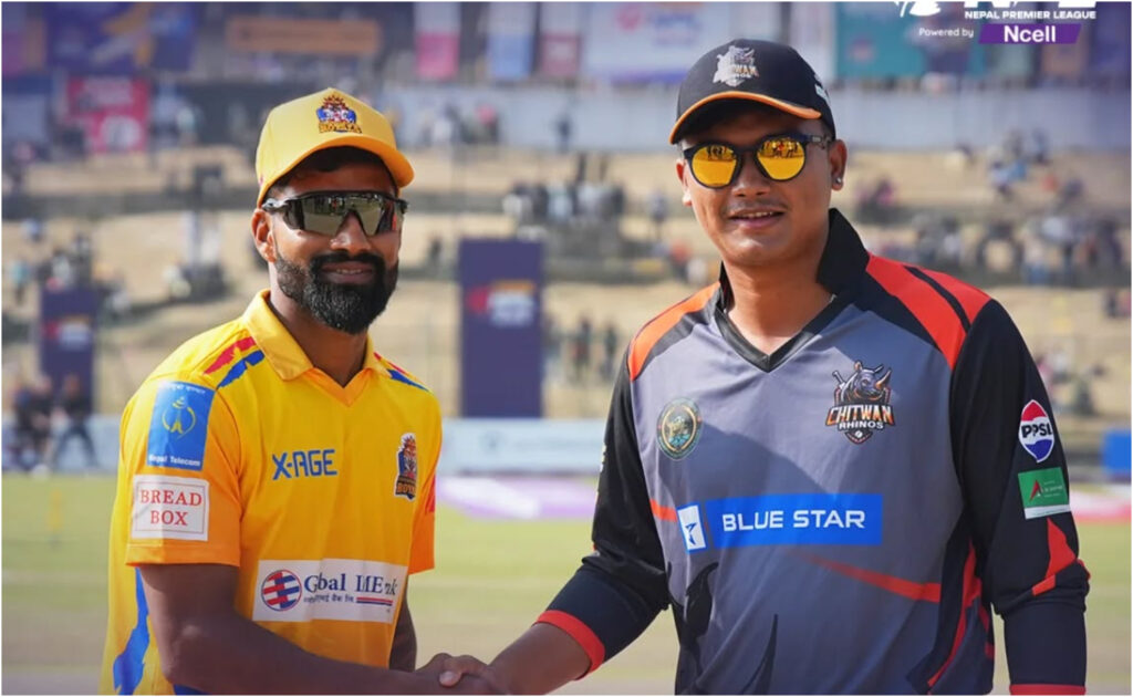 सुदूरपश्चिमविरुद्ध टस जितेर पहिले ब्याटिङ गर्दै चितवन