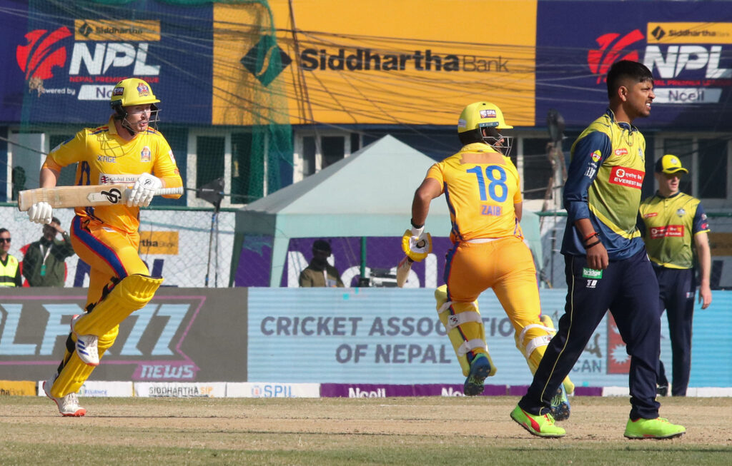 सुदूरपश्चिम रोयल्सको विजयी सुरुवात, विराटनगर किंग्स ९२ रनमा अलआउट