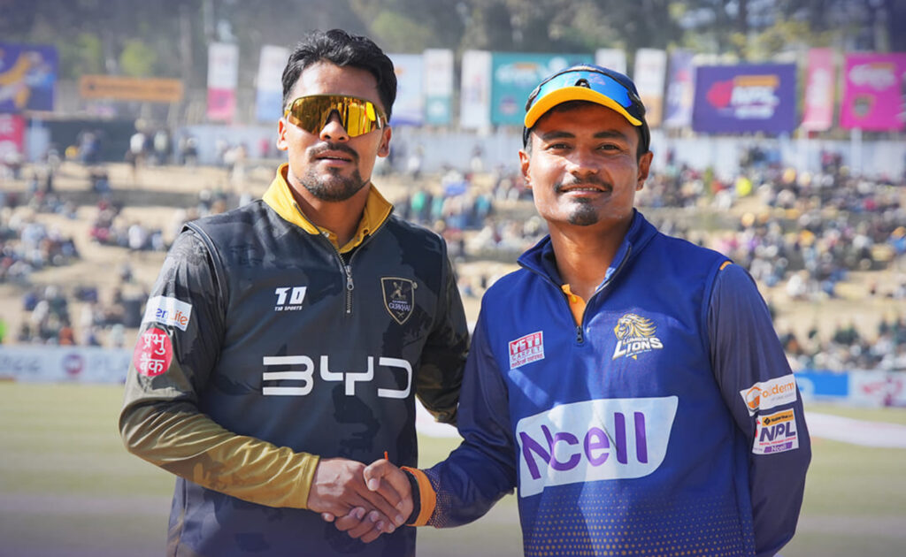 लुम्बिनी लायन्सविरुद्ध टस जितेर पहिले ब्याटिङमा काठमाडौं गुर्खाज