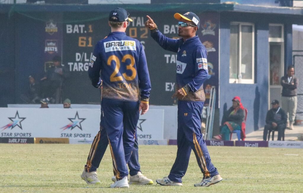 सुदूरपश्चिमविरुद्ध पावर प्लेमै लुम्बिनीका आधा ब्याटर पभेलियन