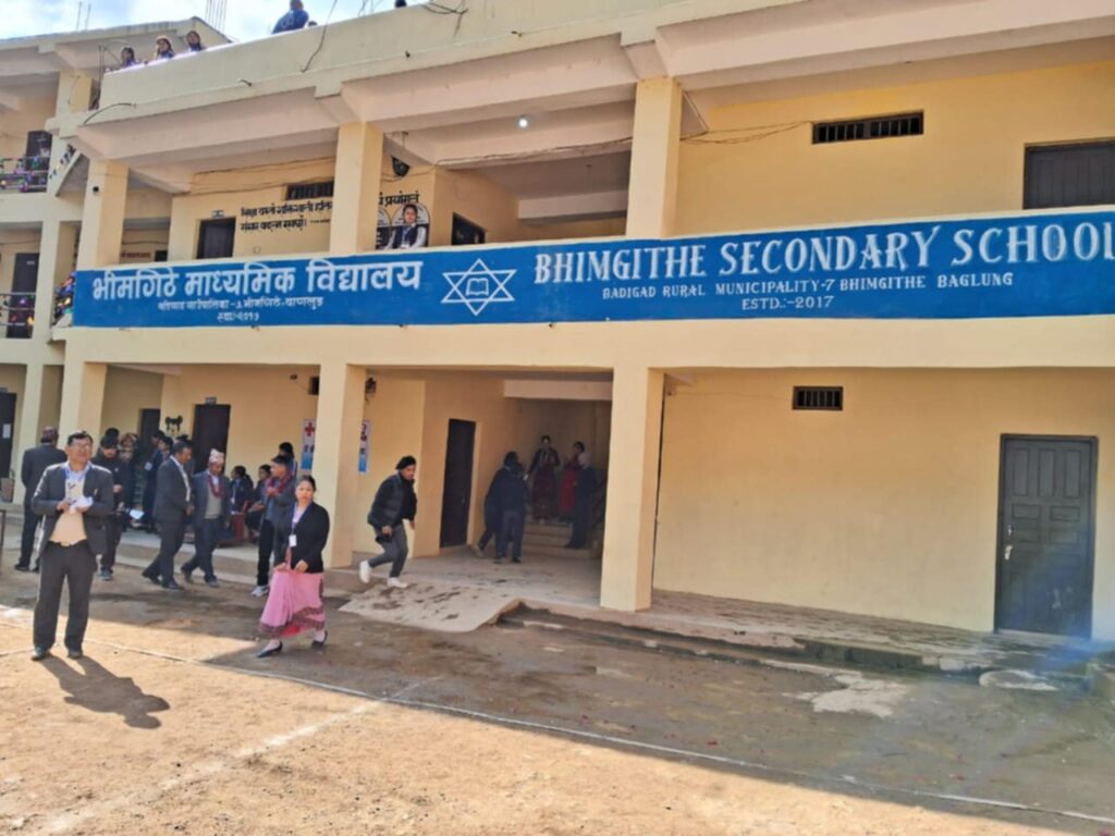 बागलुङमा उच्च प्रभाव सामुदायिक विकास परियोजनाको औपचारिक हस्तान्तरण