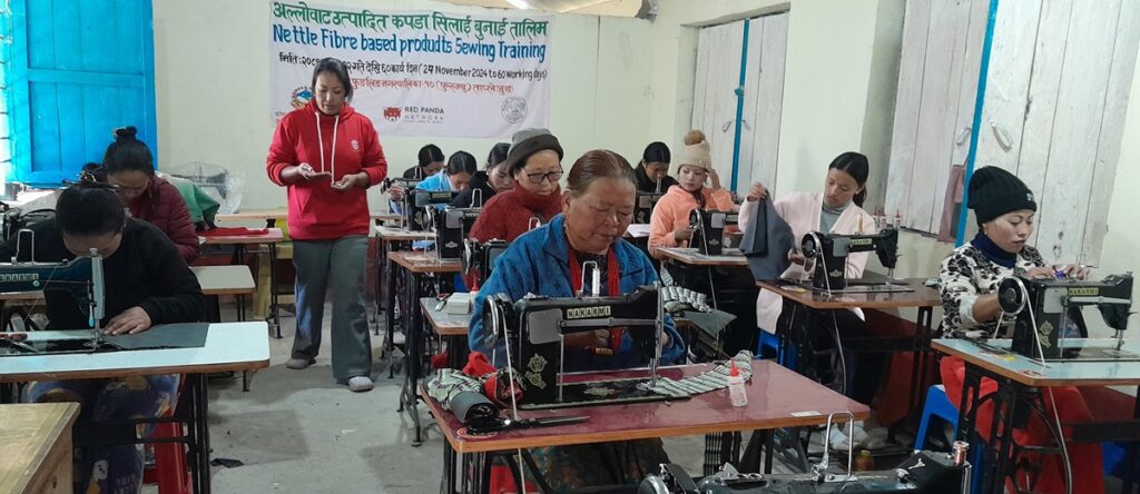 अल्लोको कपडाबाट आकर्षक सामग्री उत्पादन