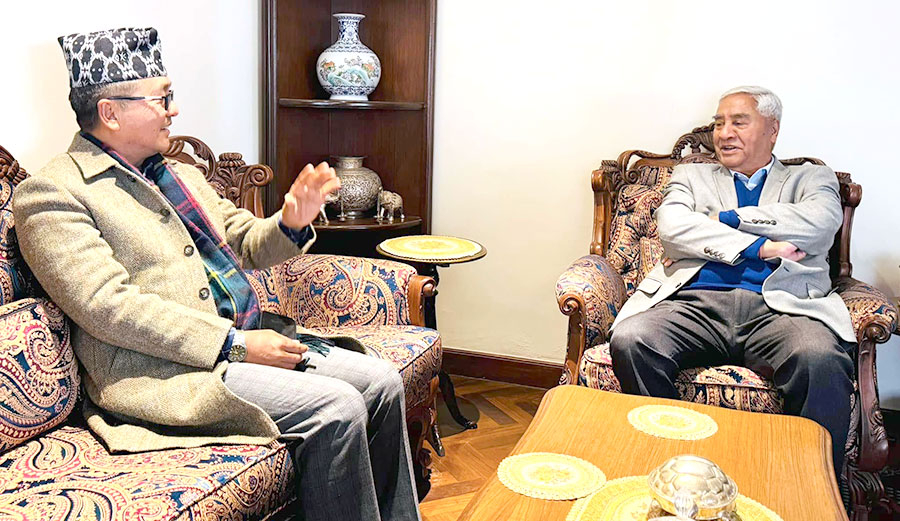 देउवा–लिङ्देनबीच भेटवार्ता