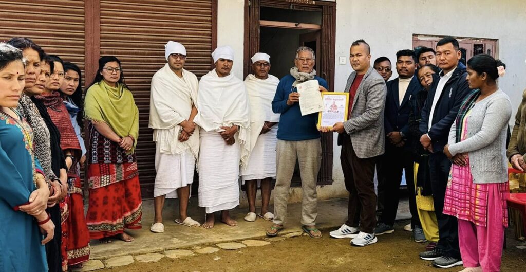 घरदैलोमै पुगेर मृत्यु दर्ता प्रमाणपत्र प्रदान