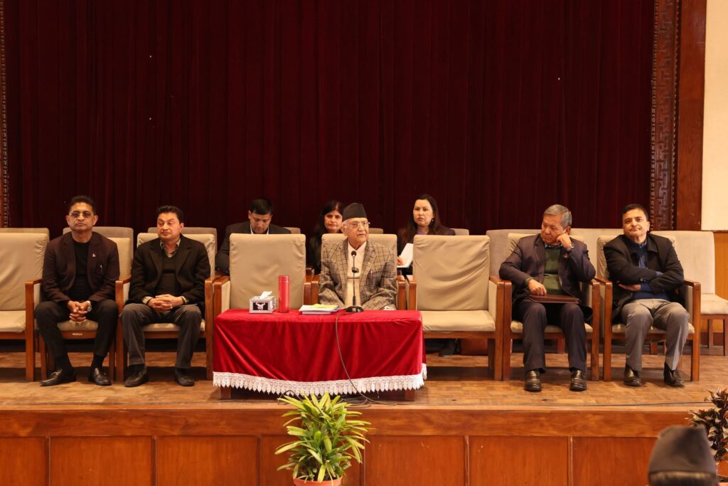 एमाले संसदीय दलको बैठक जारी