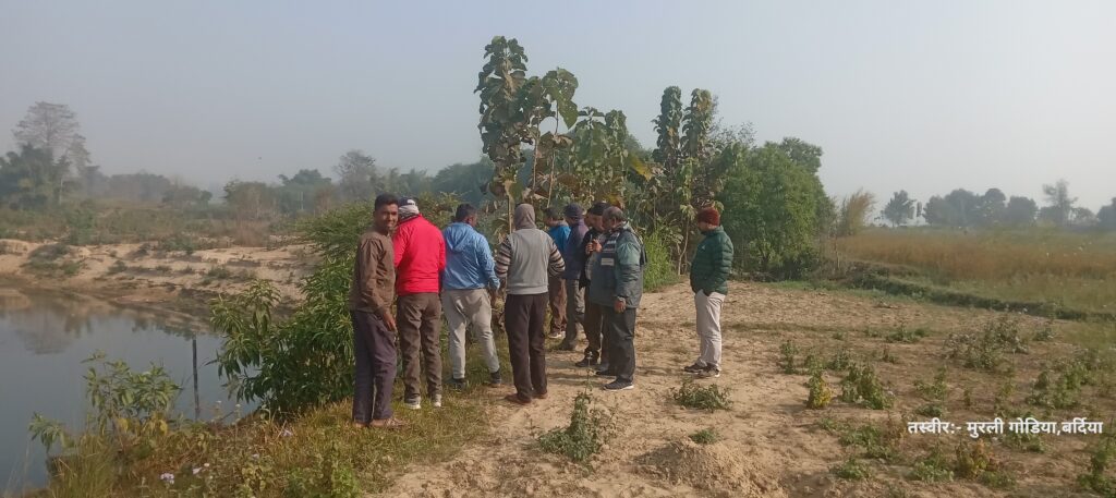 “बर्दियामा बबई नदी तटबन्धको काम बजेट अभावका कारण अधुरो, बाढी र कटानको जोखिम अझै कायम”