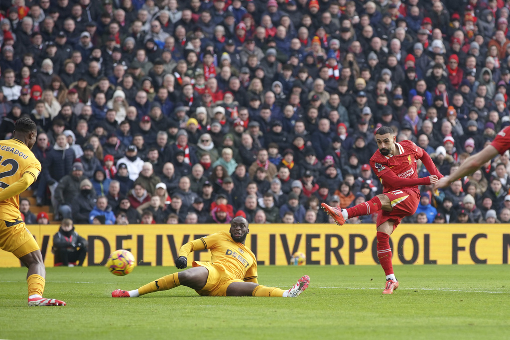 इंग्लिस प्रिमियर लिगः उल्भ्सलाई हराउँदै लिभरपुलले बनायो सात अंकको अग्रता