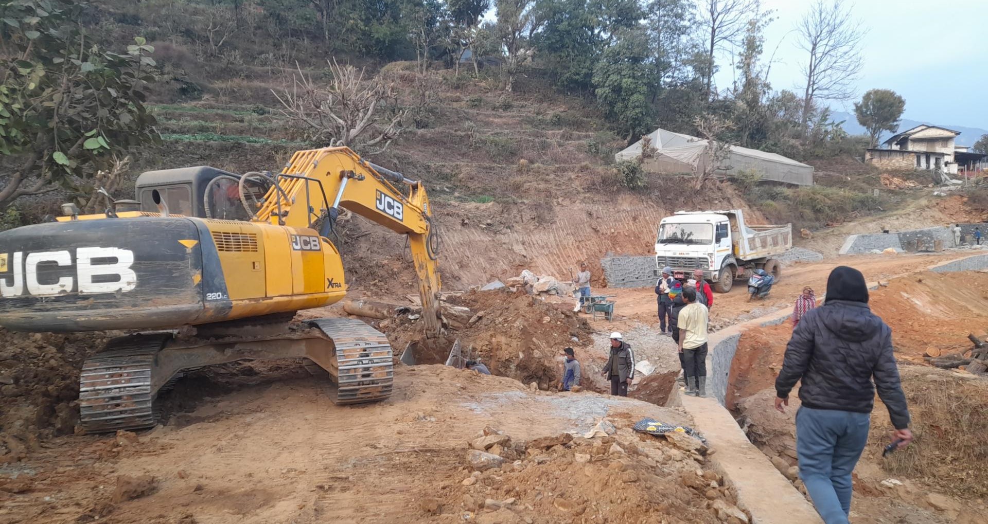 निर्माणाधीन सडक योजनामा १६ करोड बजेट थप