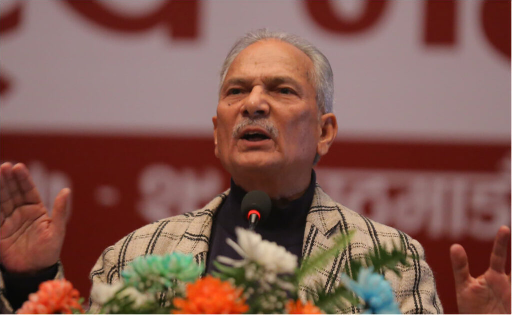 नेपाल समाजवादीको अध्यक्षमा बाबुराम भट्टराई