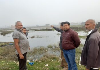 निकास नहुँदा वीरगञ्जको दुई सय बिघा खेतीयोग्य जमिन डुबानमा