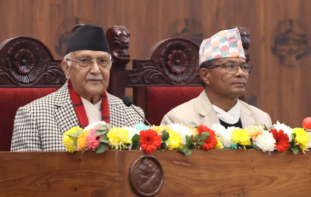 लुम्बिनी प्रदेशसभामा प्रधानमन्त्रीले भने– हाम्रो देश हामीले नै बनाउने हो