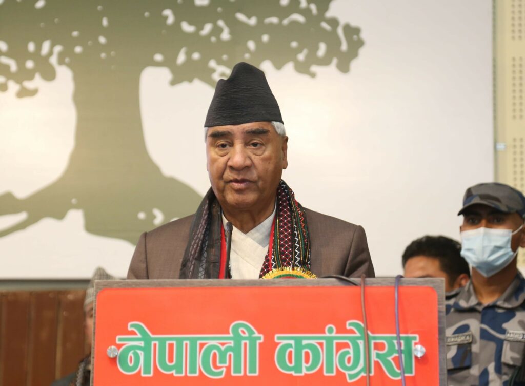 देउवा भन्छन्- कांग्रेस बलियो भएमात्रै देशको समृद्धि हुन्छ