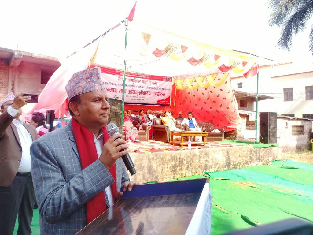 एमालेलाई निर्णायक शक्ति बनाउन जरा अभियान : शङ्कर पोखरेल