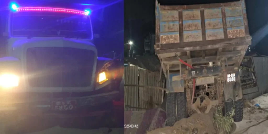 साँखुको अनाथालयमा टिपर पस्दा ३ जनाको मृत्यु