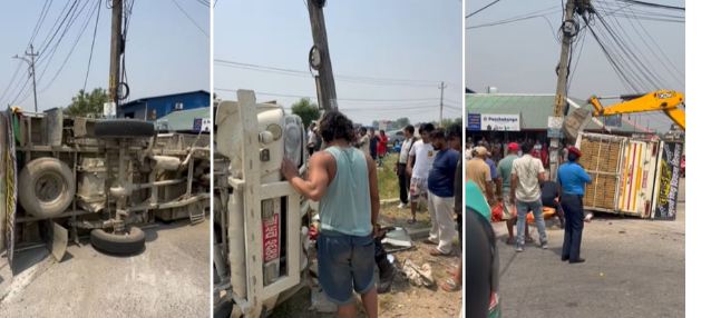 भरतपुरमा बोलेरो पल्टिँदा स्कुटर चालक महिलाको मृत्यु, चालक नियन्त्रणमा