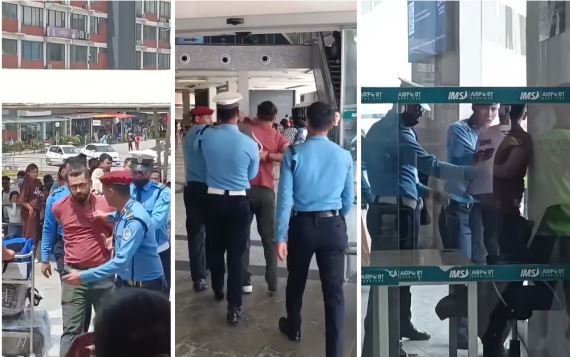 विमानस्थलमा यात्रुमाथि दुर्व्यवहार : तीन प्रहरी हटाइए, छानबिन सुरु