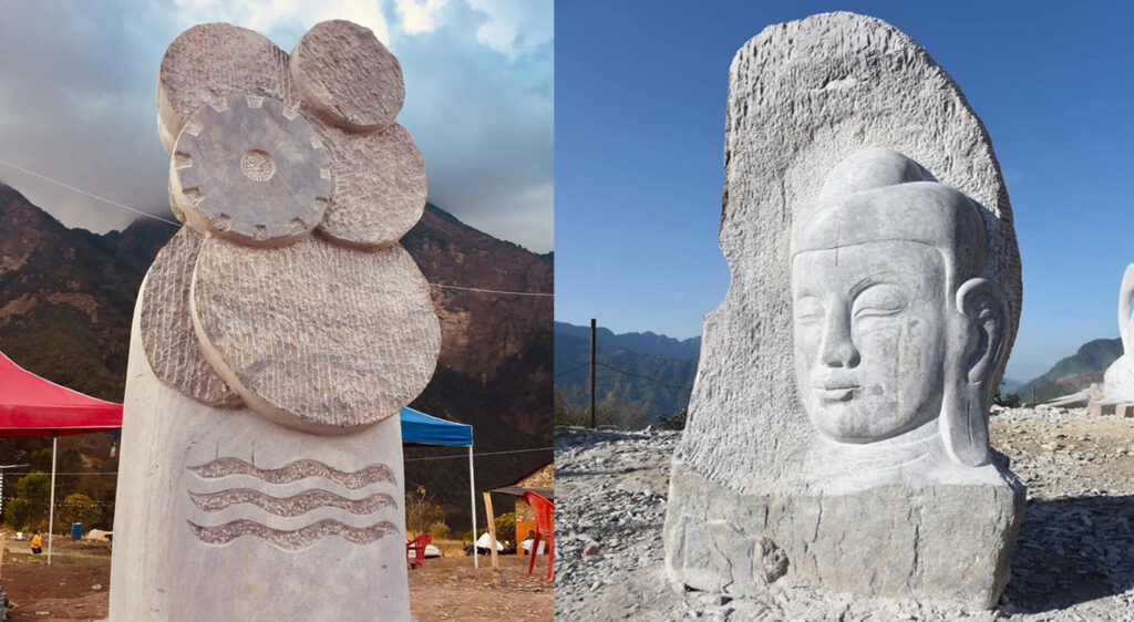 ढुङ्गाका मूर्ति बेचेर जीविका चलाउँदै ७३ वर्षीय विष्ट