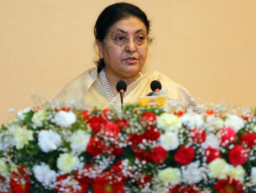 श्रमिकको सामाजिक सुरक्षा सुनिश्चित हुनुपर्छ : पूर्वराष्ट्रपति भण्डारी