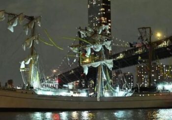 मेक्सिकन नौसेनाको जहाज न्यूयोर्कमा दुर्घटना स् दुई जनाको ज्यान गयो, १९ जना घाइते