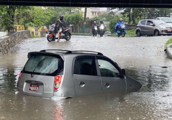 अविरल वर्षाले धोबीखोला करिडोर डुबानमा 