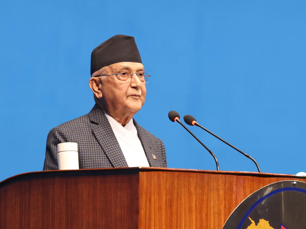 प्रधानमन्त्री ओलीले आज संसद्‌मा विशेष सम्बोधन गर्ने
