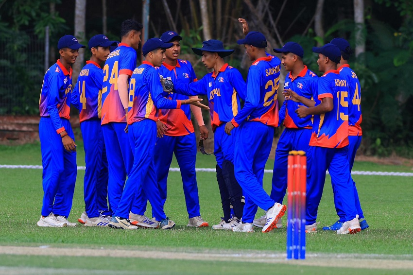 यू–१६ इस्ट जोन कप; नेपालले इन्डोनेसियालाई ३ सय ७० रनले हरायो